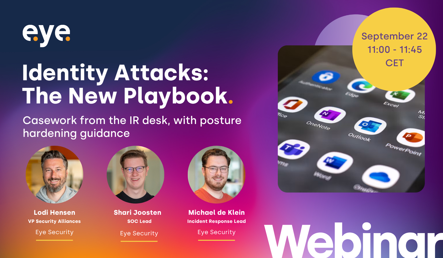 Identity Attacks Webinar NL